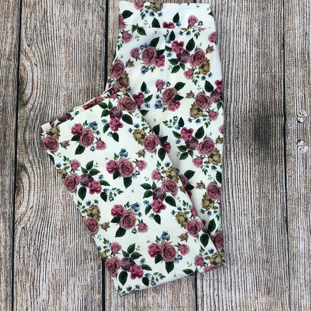 Marella Floral Print Trousers